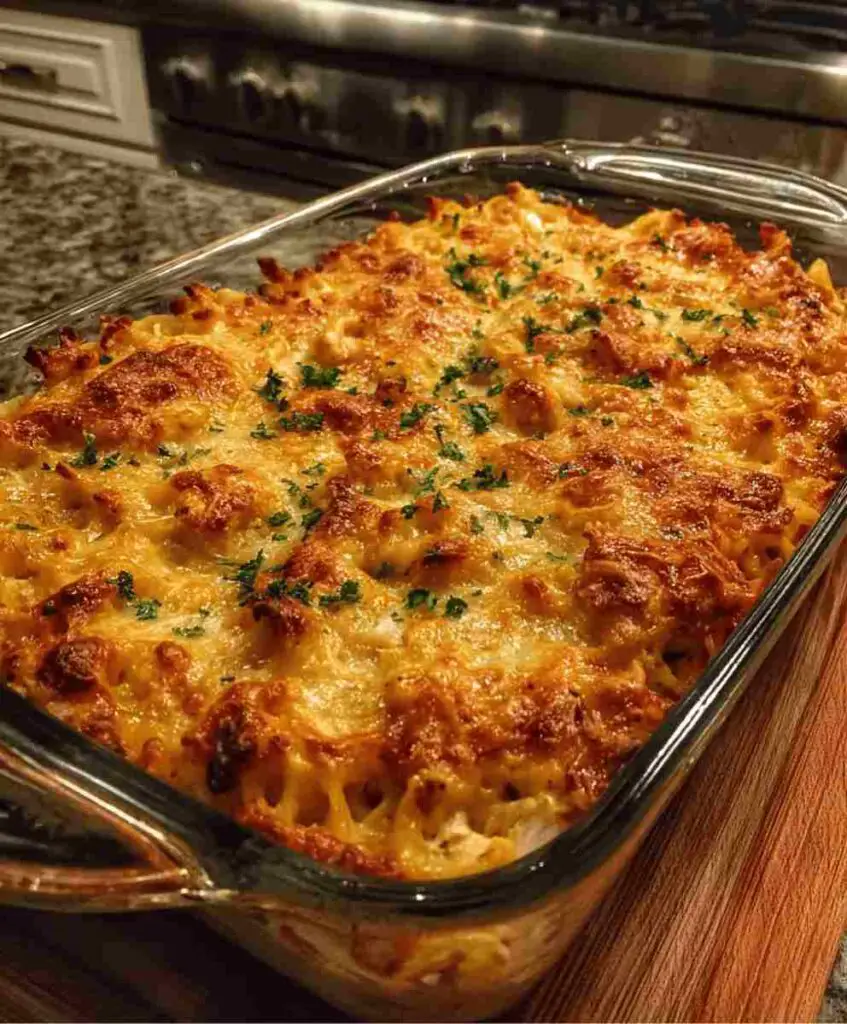 BBQ Ranch Chicken Casserole