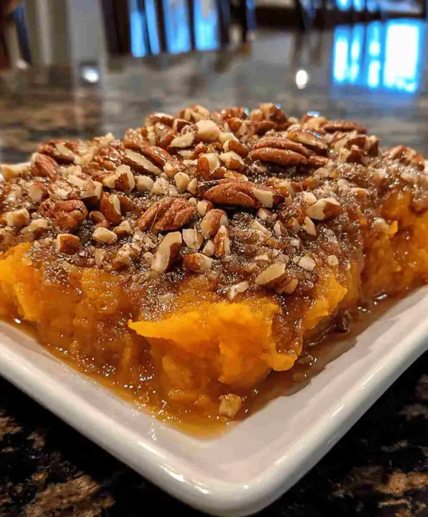 Brown Sugar Pecan Sweet Potato Casserole