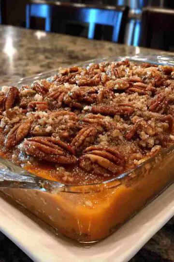 Brown Sugar Pecan Sweet Potato Casserole