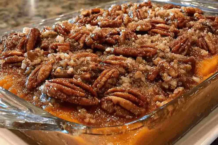 Brown Sugar Pecan Sweet Potato Casserole