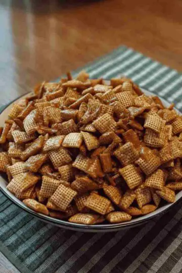 Addicting Toffee Chex Mix