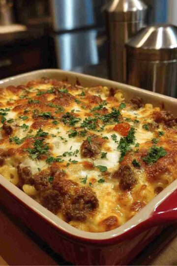 Easy Beef Lombardi Casserole