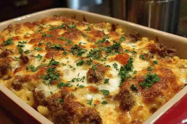 Easy Beef Lombardi Casserole