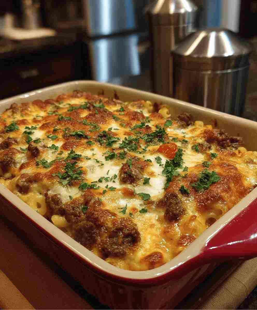 Easy Beef Lombardi Casserole