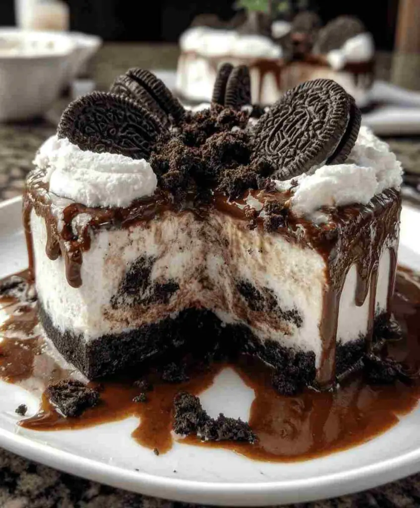 Oreo Ice Cream Cake Delight