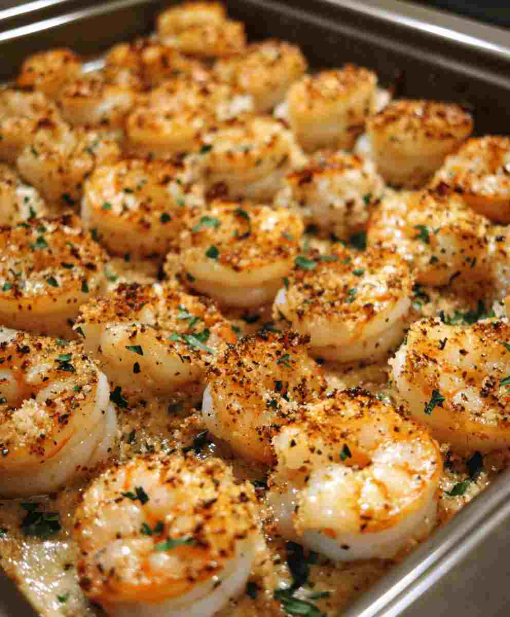 Easy Garlic Parm Shrimp Recipe