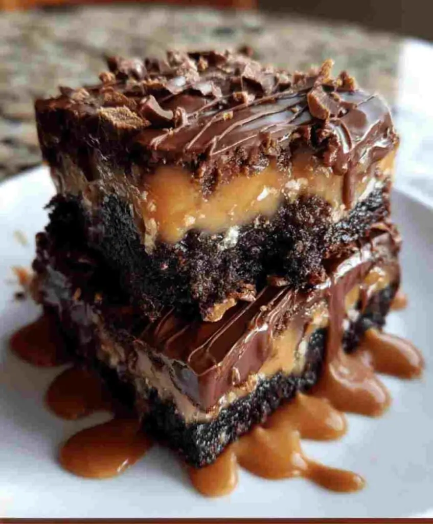 Snickers Brownie Bars
