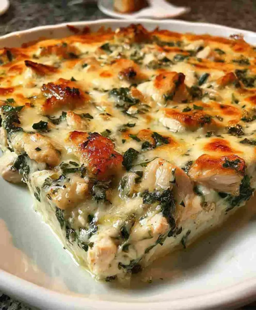 Chicken Spinach Casserole