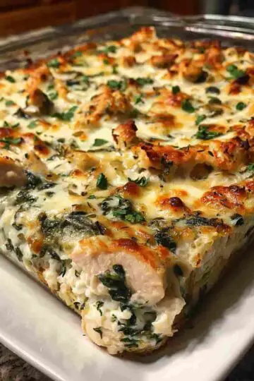 Chicken Spinach Casserole