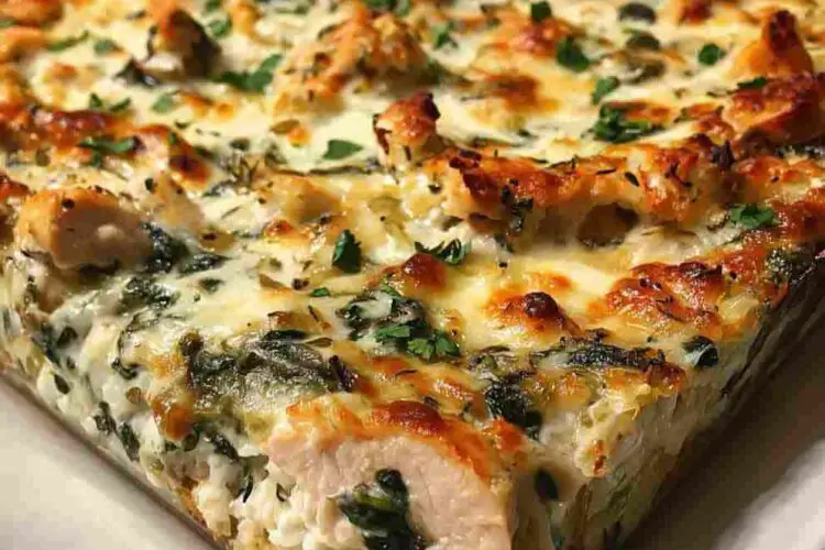 Chicken Spinach Casserole