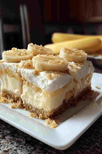 Banana Pudding Cheesecake Squares