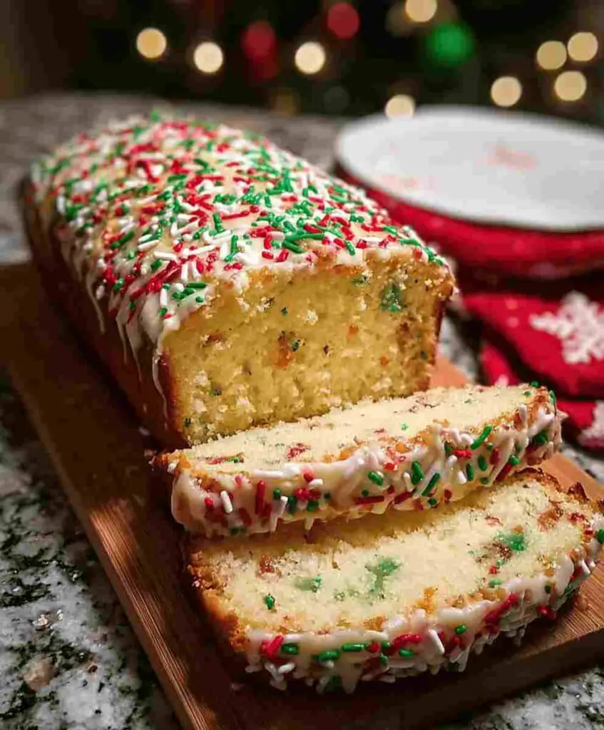 Christmas Sprinkle Buttermilk Bread