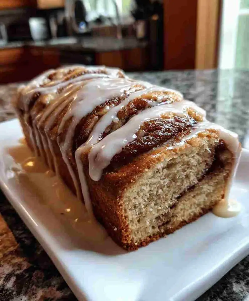 Cinnamon Roll Banana Bread