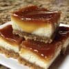 Creamy Caramel Cheesecake Bars