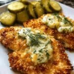 Crispy Dill Pickle Parmesan Chicken