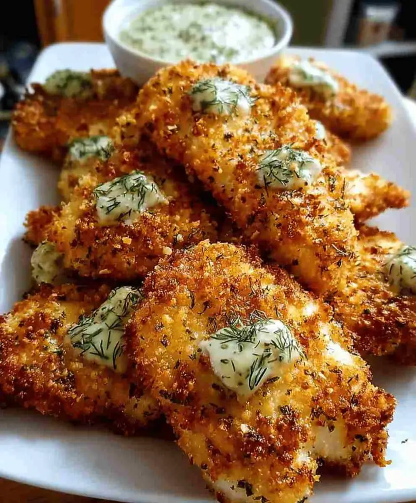 Crispy Dill Pickle Parmesan Chicken