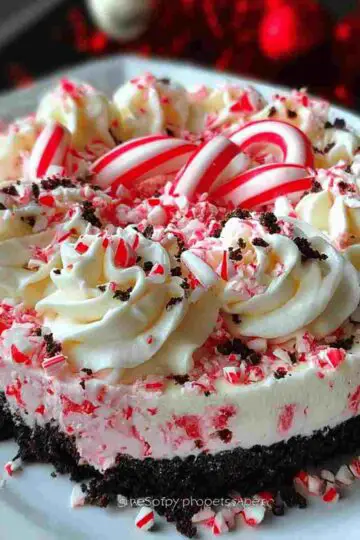 No Bake Peppermint Cheesecake Recipe