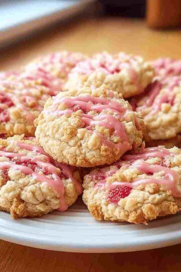 Strawberry Crunch Cookies