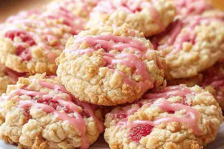 Strawberry Crunch Cookies
