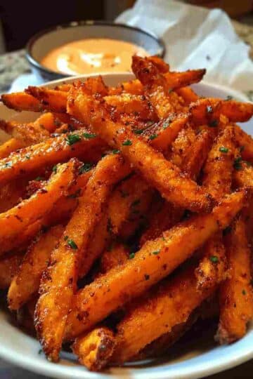 Crispy Oven Baked Sweet Potato Fries