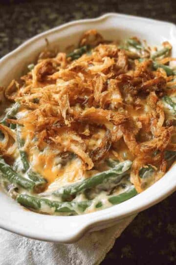 Irresistible Campbell’s Green Bean Casserole