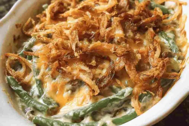 Irresistible Campbell’s Green Bean Casserole
