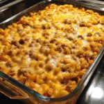 Creamy Cheesy Chili Mac Bake