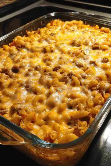 Creamy Cheesy Chili Mac Bake
