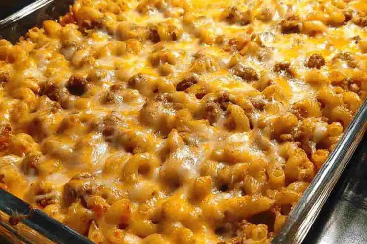 Creamy Cheesy Chili Mac Bake