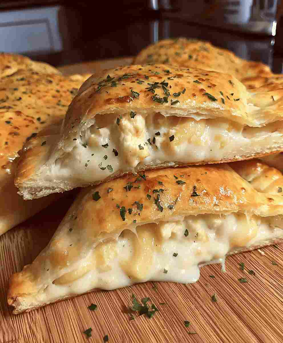 Chicken Alfredo Calzone