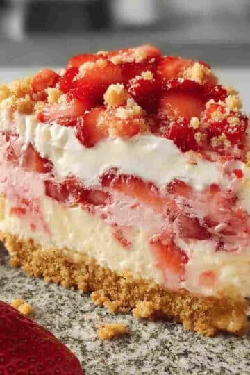 Strawberry Shortcake Cheesecake