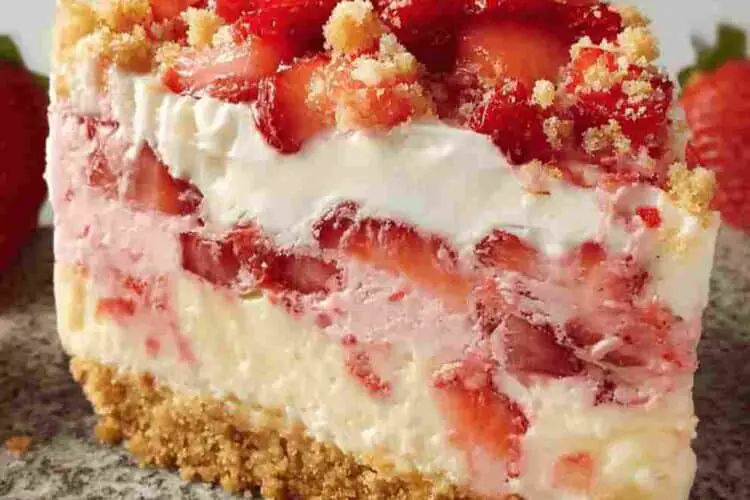 Strawberry Shortcake Cheesecake