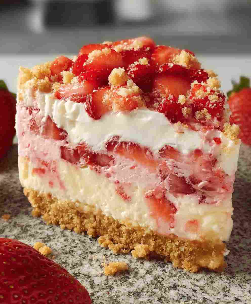 Strawberry Shortcake Cheesecake
