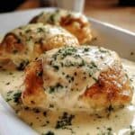 Chicken Pillows with Creamy Parmesan Sauce