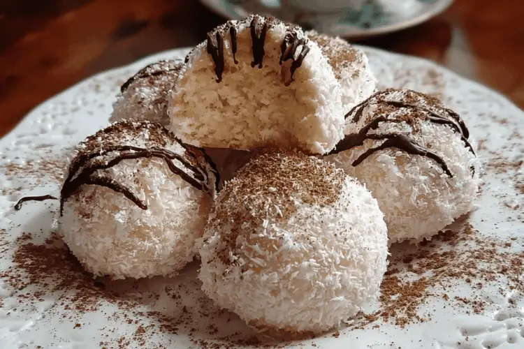 Christmas Tiramisu Snowball Cookies
