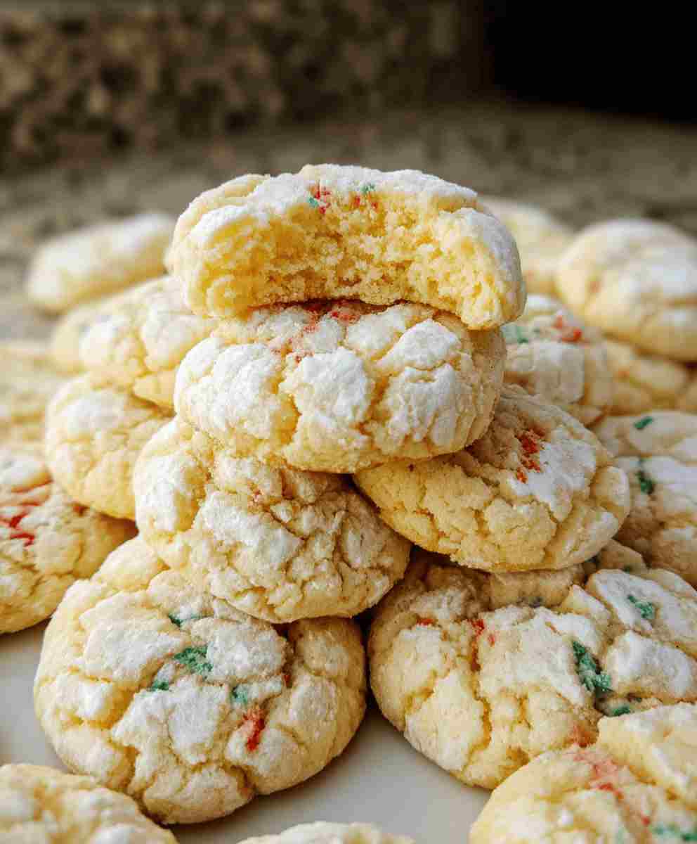 Easy Christmas Gooey Butter Cookies Recipe