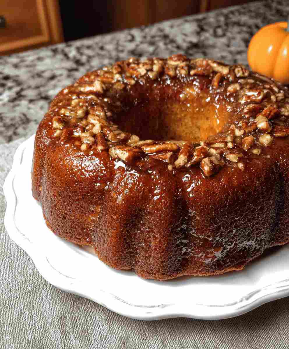 Christmas Pumpkin Rum Cake Recipe