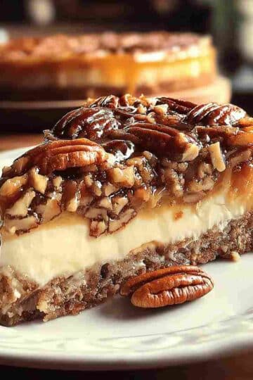 Christmas Gooey Butter Pecan Cake