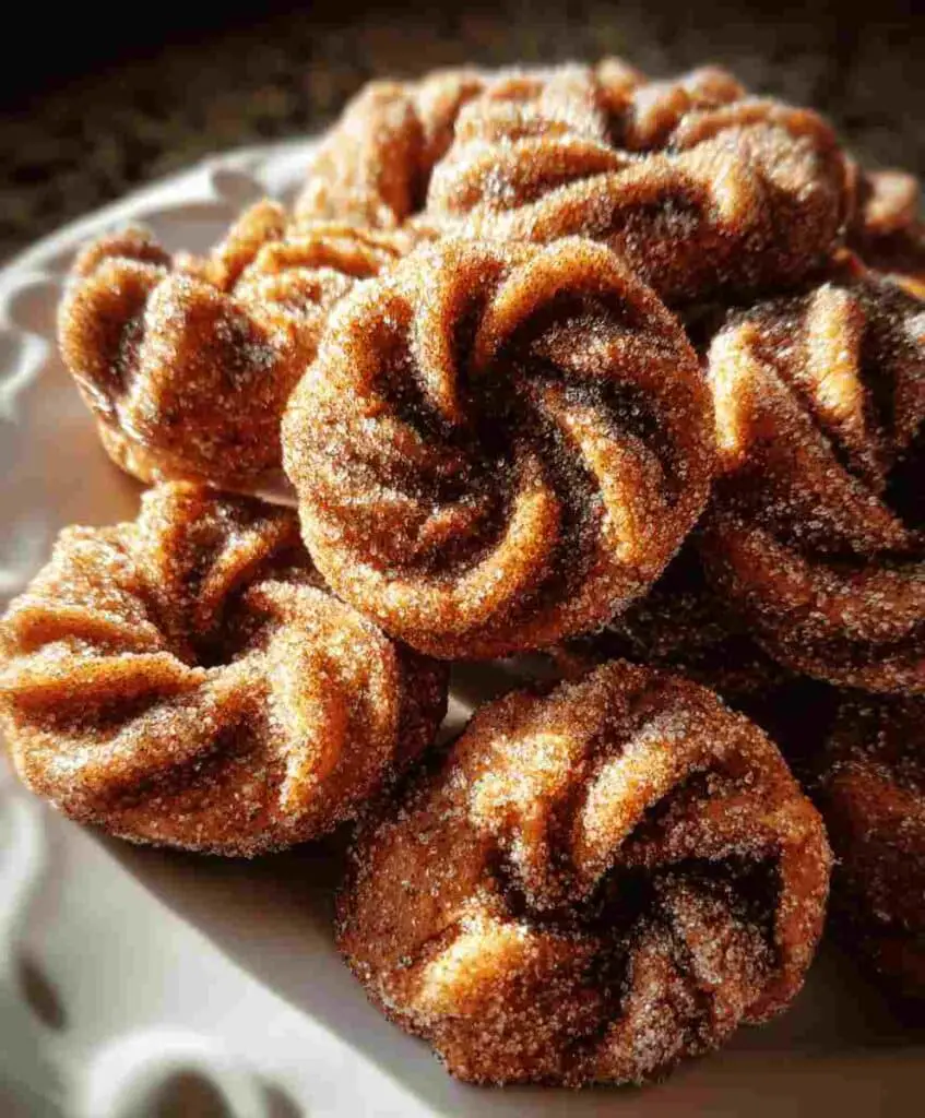 Churro Crinkle Cookies