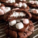 Marshmallow Hot Cocoa Surprise Cookies