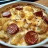 Cheesy Ranch Potatoes and Smoked Sausage