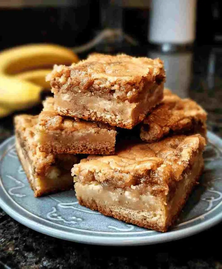 Easy Banana Blondies