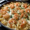Easy Shrimp Scampi Pasta Bake