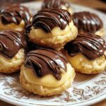 Boston Cream Pie Cookie Bites