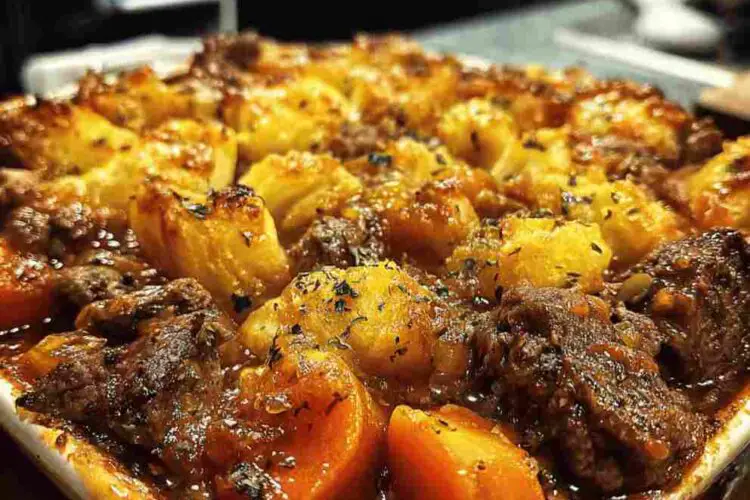 Heavenly Angel Beef Casserole