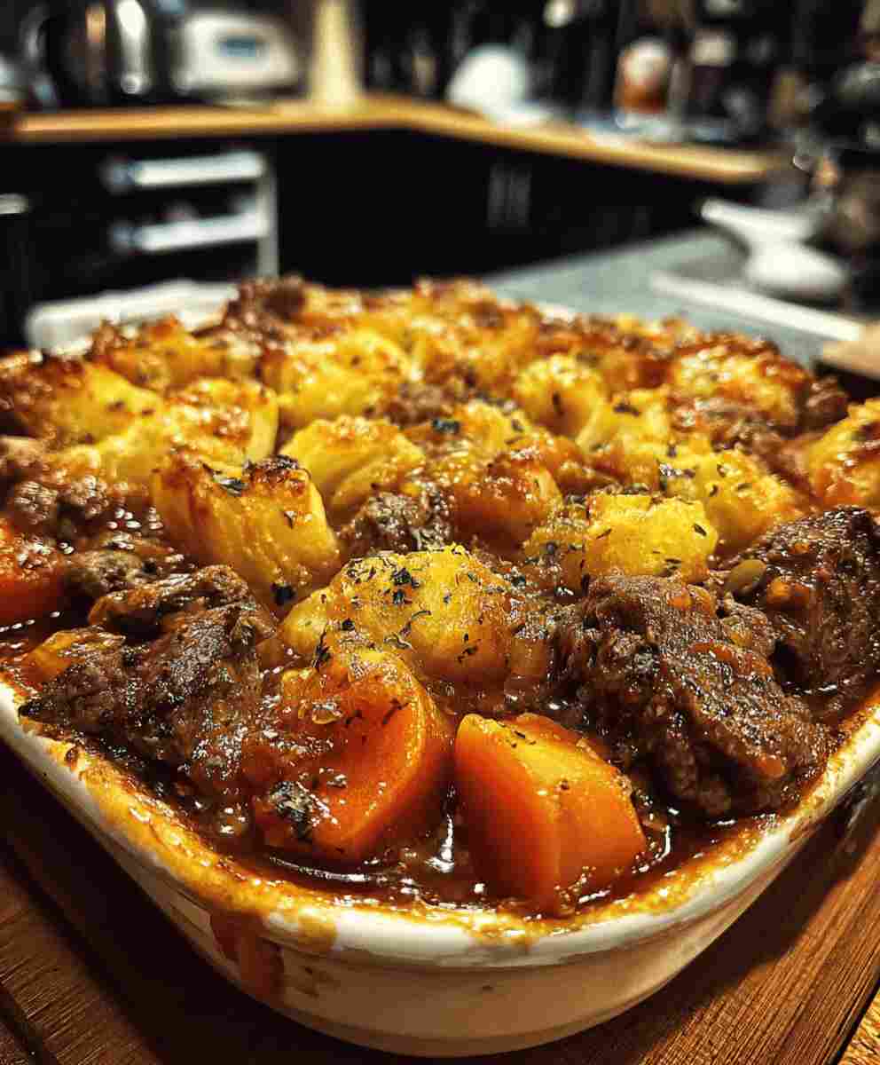 Heavenly Angel Beef Casserole