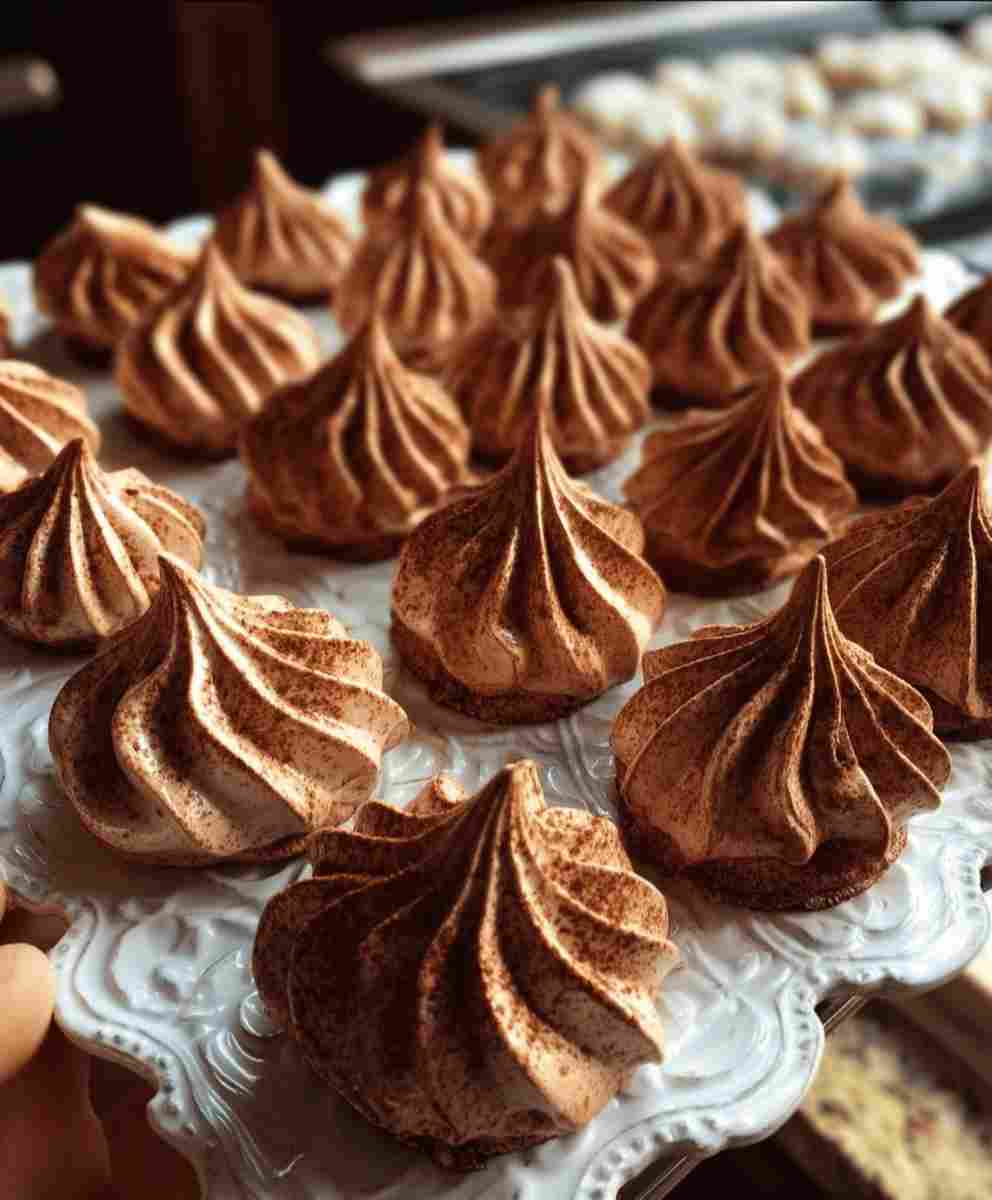 Chocolate Meringue Cookies