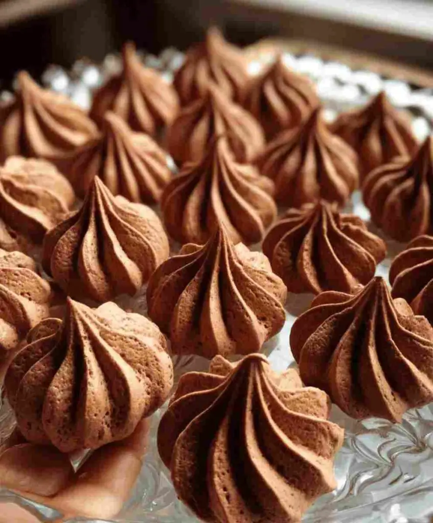 Chocolate Meringue Cookies