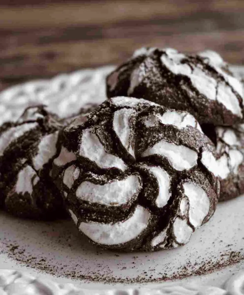 Chocolate Crinkle Cookies