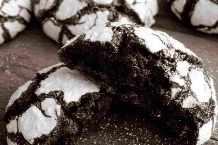 Vintage Chocolate Crinkle Cookies